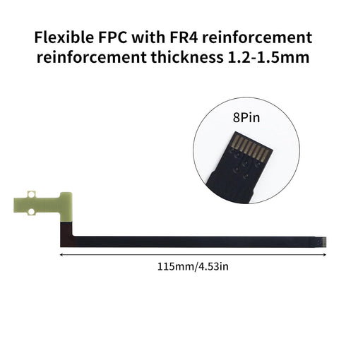 3D A1/ A1 Printer Accessories Mini Feed Hall Board: Filament Sensor Replacement with Ribbon FPC Cable for Detecting