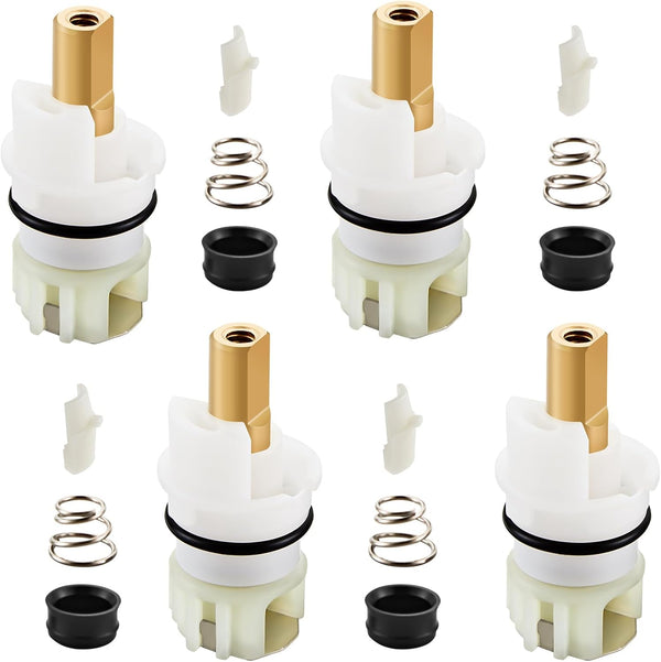 RP25513 Faucet Stem Assembly, Replacement Kit for Delta Two Handle Faucet, Includes RP4993 Seats and Springs (4 Pack)