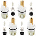 RP25513 Faucet Stem Assembly, Replacement Kit for Delta Two Handle Faucet, Includes RP4993 Seats and Springs (4 Pack)