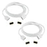 TronicsPros 2pcs 1m 3.3ft RGB LED Strip Extension Cable 4 Pin LED Tape