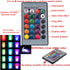 OMTO GU10 3W RGB Color Changing Spotlight, Dimmable, with IR Remote Control, Pack of 5