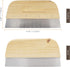 8.5 Inch Stainless Steel Putty Knife, Wooden Handle Scraper Tool for Drywall, Decals, and Painting