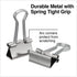 Universal 11240 Small Binder Clips, 3/8-Inch Capacity, Silver, 40/Pack, 3/4-Inch Wide