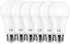 LE 100W Equivalent LED Light Bulbs, 14W 1500 Lumens, Daylight White 5000K, Non-Dimmable, A19 E26 Standard Base, Pack of