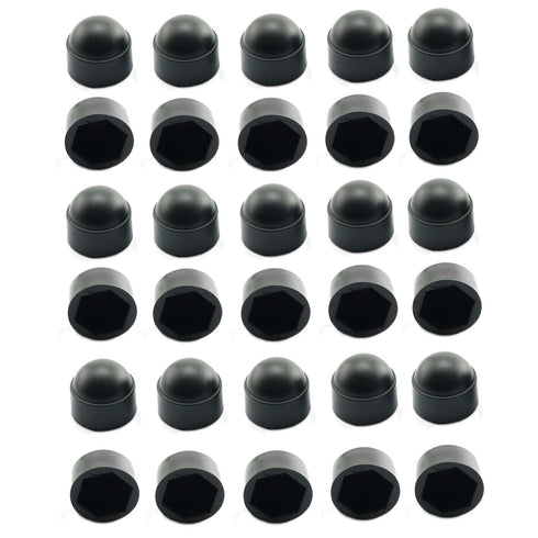 Meuey Lyot -Bolt Nut Protection Cap Black Hex Head Nylon Bolt nut Protective Cover