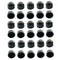 Meuey Lyot -Bolt Nut Protection Cap Black Hex Head Nylon Bolt nut Protective Cover