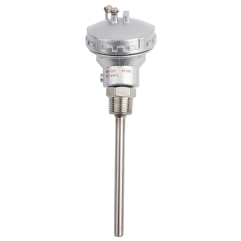 High Efficiency RTD PT100 Temperature Sensor Probe, 1/2" NPT Thread for Temperature Controllers Industrial