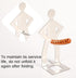 Zorythm 4 6 (6) or PCS Funny Hot Dog Holder and Sausage Stand-Hot Dog Grill Holder Man-Standing Man Sausage Barbecue
