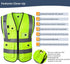 Tydon Guardian Reflective Safety Vest for Women Men High Visibility Security With Pocket Zipper Front Meet ANSI/ISEA