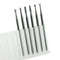 6 Pcs Tungsten Steel Engraving Router Bits, 3/32 Inch Shank Olive Amber Carving Drill Bits for Rotary Tool