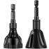 2Pcs Deburring External Chamfer Tool, Tungsten Steel Hex Shank Burr Remover for Metal
