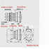TWTADE Red Mushroom Cap 1NO 1NC DPST Emergency Stop Push Button Switch, AC 660V 10A
