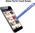 Gel Ink Rollerball Stylus Pen, 18 Pack, 1.0mm Bold Point, 2 in 1 Capacitive Stylus, Smooth Writing for Office