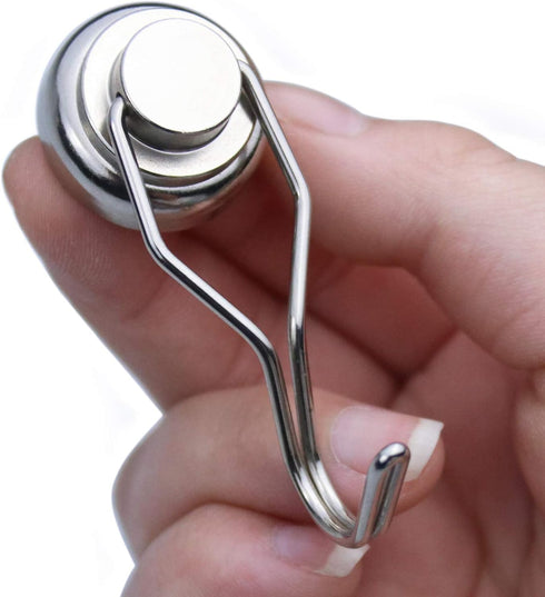 E BAVITE Swivel Swing Magnetic Hook, 60LB Refrigerator Hooks (10 Pack)