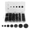 XINGYHENG 170Pcs Rubber Grommet Kit, 7 Sizes Solid Hole Plugs for Plumbing Automotive General Repair