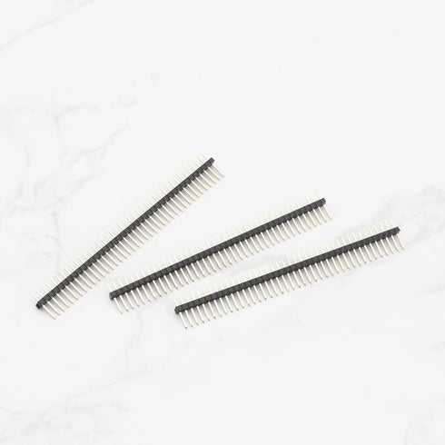 The Lord of the Tools 10Pcs 1.27mm Pitch Single Row Straight Vertical Pin Header, 40 Pin for Circuit Boards