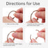 Smgda 30 Pack 1 Inch, Loose Leaf Binder Rings Office Metal Book Rings, for Index Cards, Rings for Flash Cards, Index