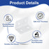 20pcs 34 20 20mm 90 HARFINGTON Plastic Corner Braces x x L-Shape Degree Right Angle Brackets Corner Braces with Screws
