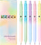 Gel Pens, 5 Pcs Black Ink Pens for Women, 0.7mm Medium Point, Smooth Writing Pens with Silicone Grip