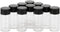 JIUWU 10pcs 5ml 1/6 Oz Scaled Clear Glass Vials, Sample Transparent Liquid Bottles with Screw Cap