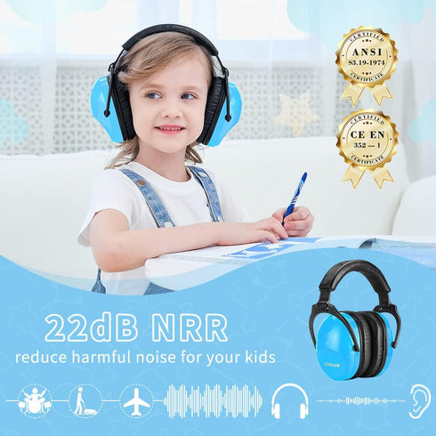 ZOHAN 030 Kids Noise Cancelling Headphones for Autism - Ear Protection for Kids