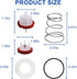 RK1-720A Pressure Vacuum Breaker Repair Kit, for Zurn Wilkins 1/2 , 3/4 , and 1 Pressure Vacuum Breaker