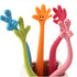 Bendable Ballpoint Pen Bending Hand Gesture Ballpoint Pen Free to Bend Cute Cartoon Silicone Gesture Ballpoint Pen,0.7mm Black Ink,6 Pcs/Set by Funny live