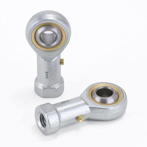 XIKE 2 Pcs PHS5 Joint Rod End Bearings Bore 5mm, Female Thread Right Hand with Lubrication Hole, Fits 3D Printing/Hydraulic Cylinders,Engineering/Agriculture/Garden Machinery, Motorcycles/Trucks.