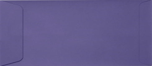 LUXPaper #10 Policy Business Envelopes | Peel & Press | 4 1/8" x 9 1/2" | Wisteria Purple | 80lb. Text | 50 Qty