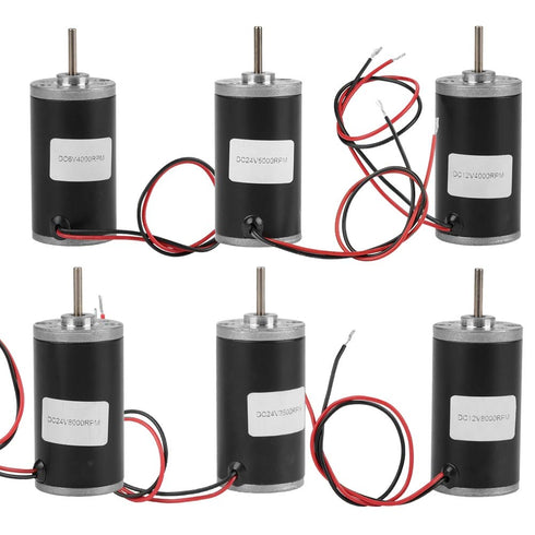 31ZY Permanent Magnet DC Motor, Reversible Electric Gear Motor for DIY Generator, CW CCW, 6V 12V 24V 3500-8000rpm