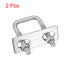uxcell Square u-Bolts 2Pcs 1"(25mm) Inner Width, M6 304 Stainless Steel U Bolt with Nuts for Boat Trailer