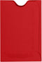 LUXPaper Credit Card Sleeves | Ruby Red | 80lb. Text | 2 3/8" x 3 1/2" | 50 Qty