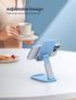 Lamicall 4-8'' Easter Basket Stuffers for Teens Girls Boys Cell Phone Stand, Blue Cell Phone Holder for Smartphone