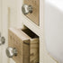 YAGU 5 Pack Round Cabinet Knobs - Brushed Silver Kitchen Drawer Knob, Satin Nickel Dresser Pulls for Bathroom
