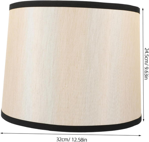 Replacement Round Lampshade for Table Floor Lamps Construction Softens Light for Gentle Ambiance Home Decoration