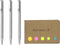 Zebra Techo T-3 Mini Ballpoint Pen for Notebook, 0.7 mm, Black Ink, 3-Pack