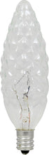 13748 25B10C/CRYSTAL/DL/BL 120V 4-Pack B10 Bulb Sylvania Decor Torpedo Light