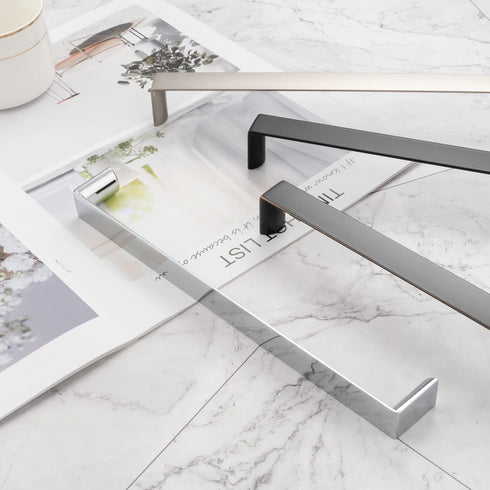 KOOFIZO Wide Cabinet Handle: Oil Rubbed Bronze Furniture Pull, 8-4/5 Inch Screw Spacing for Kitchen and Bathroom