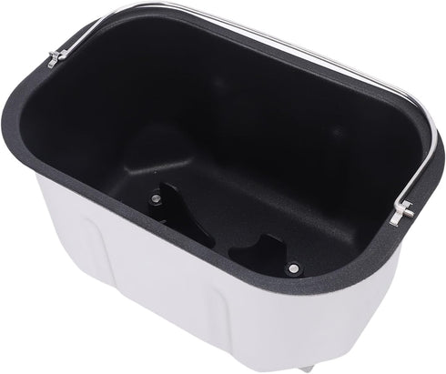 Commercial AUNMAS Bread Machine Baking Bucket, Stainless Steel Anti Stick Household Baking Bucket with Mixing Paddles