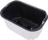 Commercial AUNMAS Bread Machine Baking Bucket, Stainless Steel Anti Stick Household Baking Bucket with Mixing Paddles