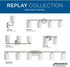 1-Light E26 Progress Lighting Replay Collection Etched White Glass Modern Bath Vanity Light Brushed Nickel