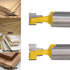 Saiper 1/2 Inch Shank Keyhole Router Bit Set, T-Slot Woodworking Grooving Router Bits (3/8 & 1/2 Inch Blade Diameter)