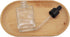 Glass Bottle for Essential Oils, 1 oz Small Empty Drop Bottle, 30ml Square Glass Lab Dropping Container (Clear, 12PCS)