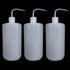 3Pcs 1000ml Plastic Safety Lab Wash Bottle with Scale Labels and Narrow Mouth for Chemistry, Industry, Lab & Gardening