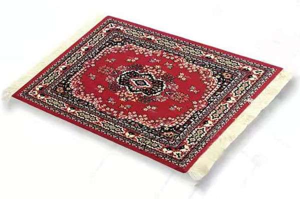Paitianle Mouse Pads for Wireless Mouse, Oriental Carpet Mouse Mat for Table Decor (STYLE1 red)