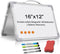 Small Dry Erase White Board, 16" x 12", Double-Sided Magnetic Portable Whiteboard Easel for Home, Office, Classroom
