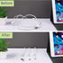 KGROTE 60PCS Cable Clips, Outdoor Wire Clips Adhesive Cable Hooks Cord Organizer Holder Christmas Light Clips for Desk