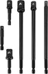 Performance Tool W9032 2" and 6" Socket Adapter Set - 6 Pieces, Impact Grade Steel, Versatile Socket Compatibility by Performance Tool
