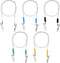 Tinoaly 10pcs Dental Bib Holder Clip, 48cm/18.89in Napkin Alligator Holders with Chain Neck