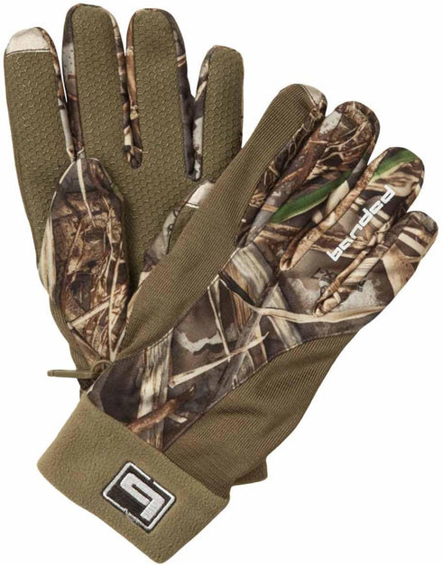 Men's Camo Hunting Gloves - Breathable Vented Design with Non-Slip Grip